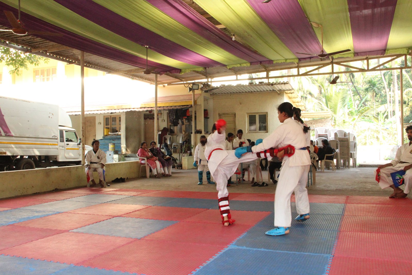 Competitive Sparring Action